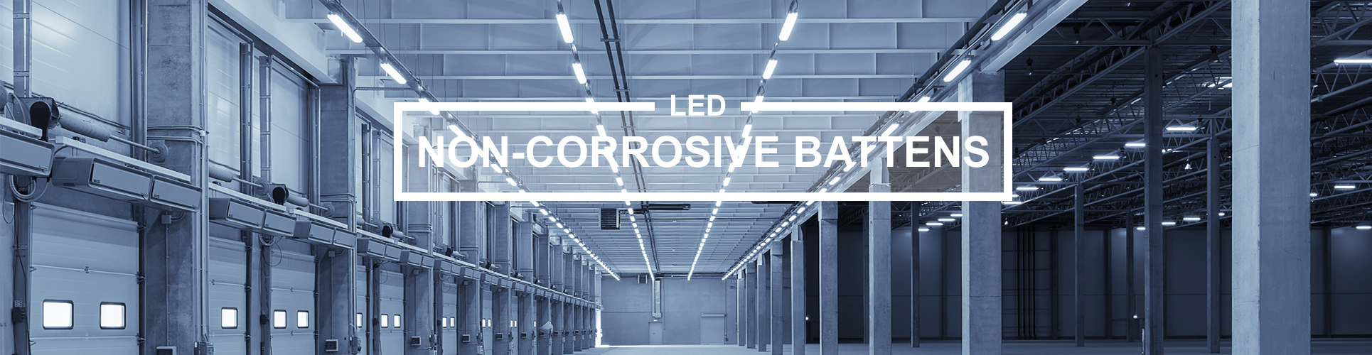 Non-corrosive batten lights