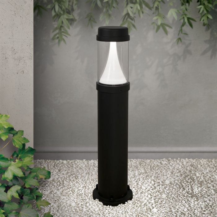 LED Bollard Garden Lamp CCT 750mm 20W IP65 Black Modern Outdoor Pathway Light