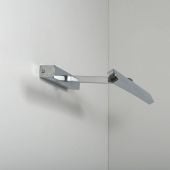 Polished Chrome Picture Wall Light CCT Colour Changeable 8W LED, Rotatable Light Head with 180 Degree Arm Display Light 