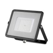 V-TAC 50W Waterproof Outdoor Security Floodlight with Samsung LED Die Cast Aluminium Black Body IP65 6400K Cool White 4000Lms