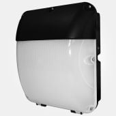 LED Wall Pack 30W IP65 Commercial Lighting Black CCT Colour Selectable-Standard