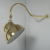 Traditional Sign Light Brass Swan Neck / Pub Shop Menu LED Light Exterior Lighting