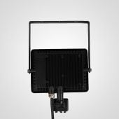 LED Black PIR Floodlight Die Cast Aluminium Waterproof IP65 6500K Daylight-30W