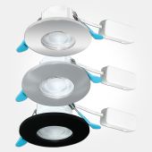 LED Recessed Ceiling Light Dimmable Downlight 5W & 8W IP65 Bathroom Spotlights CCT Colour Selectable
